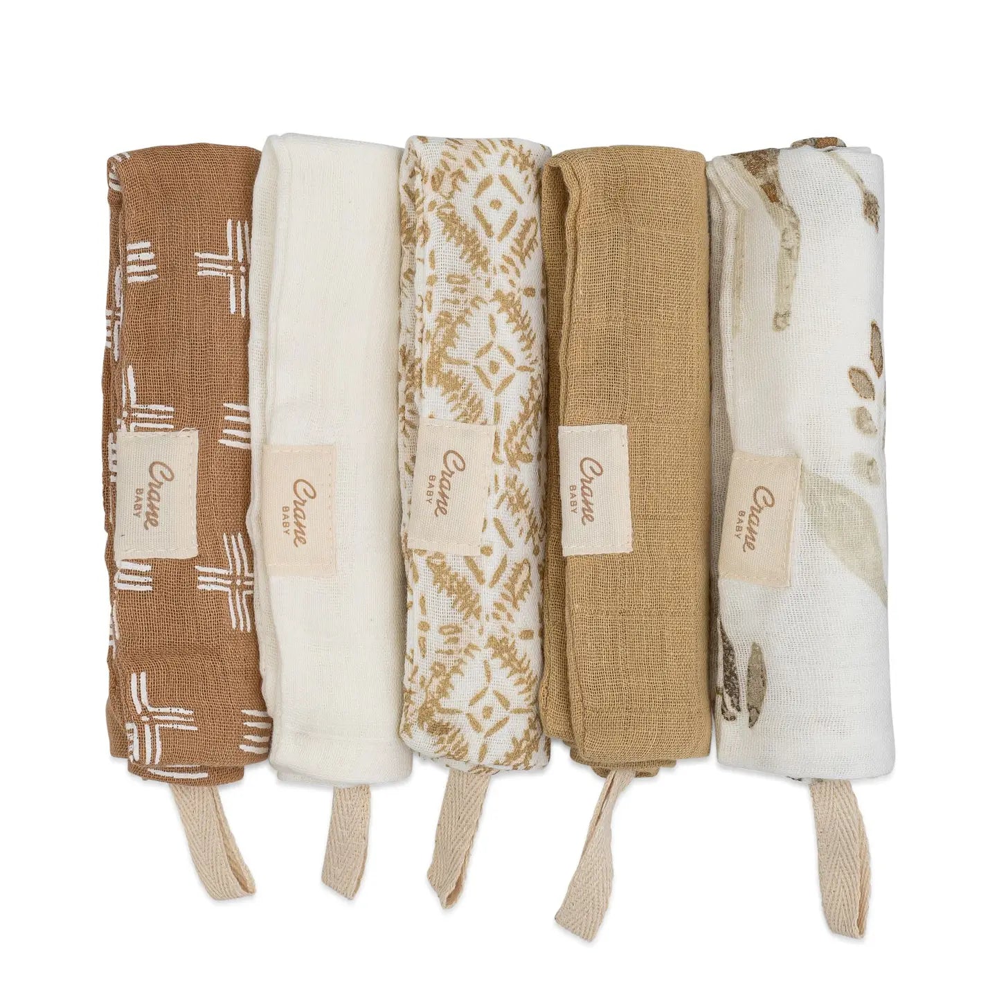 Safari 5-pc Wash Cloth Set
