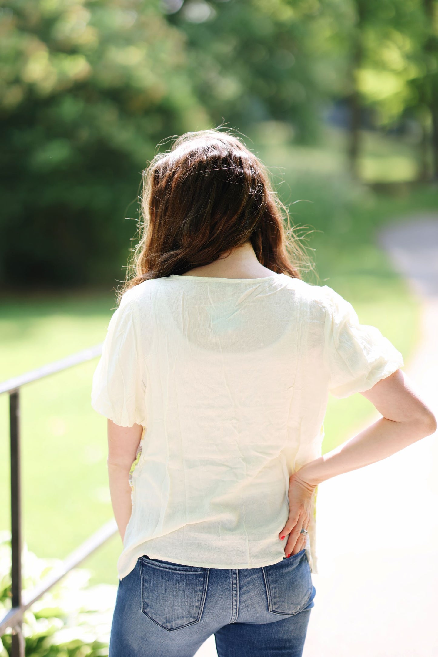 Mixed Feelings Crochet Knit Top