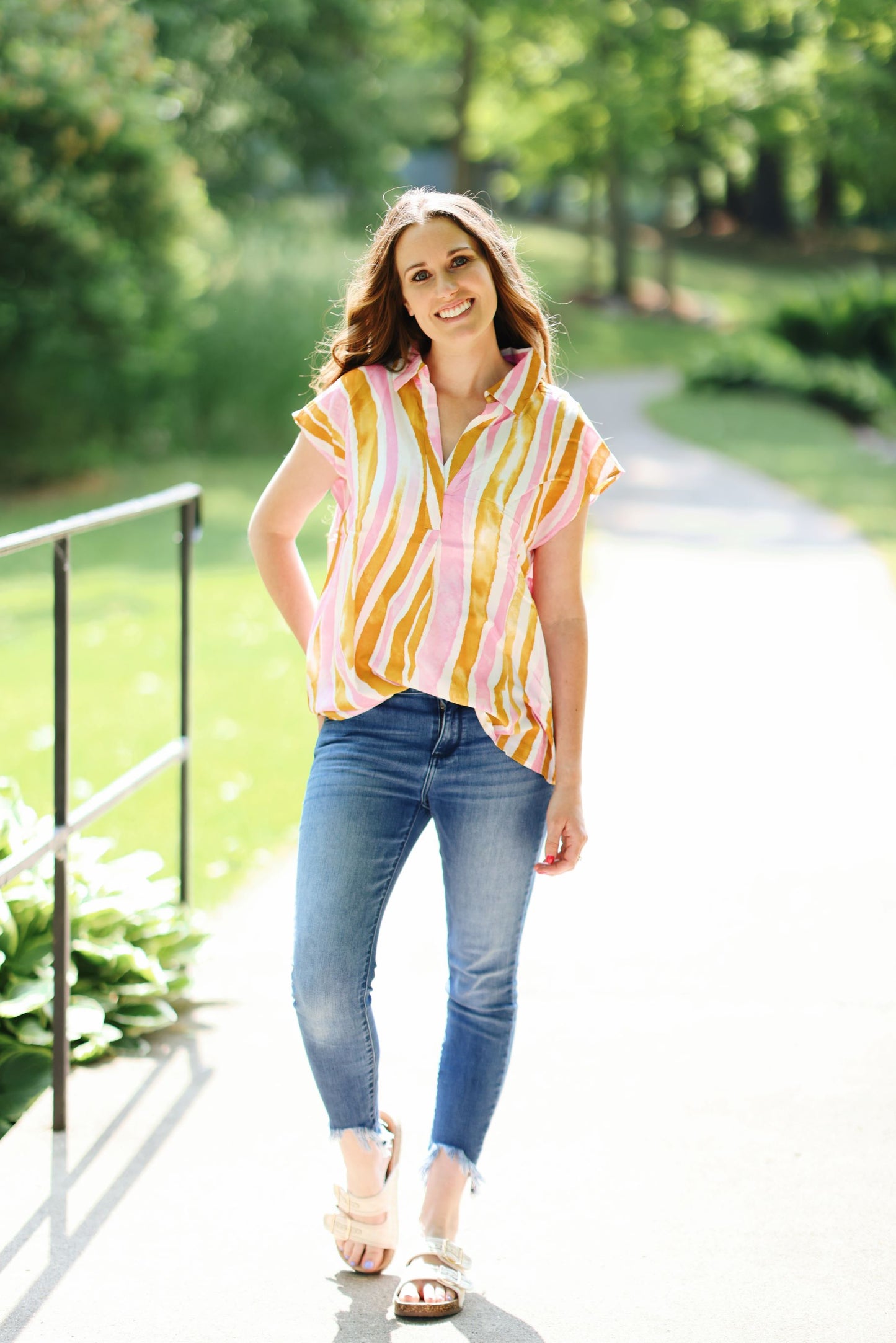Washed in Watercolor Blouse