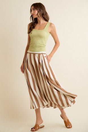 The Harvest Lane Elastic Waist Skirt (S-XL)