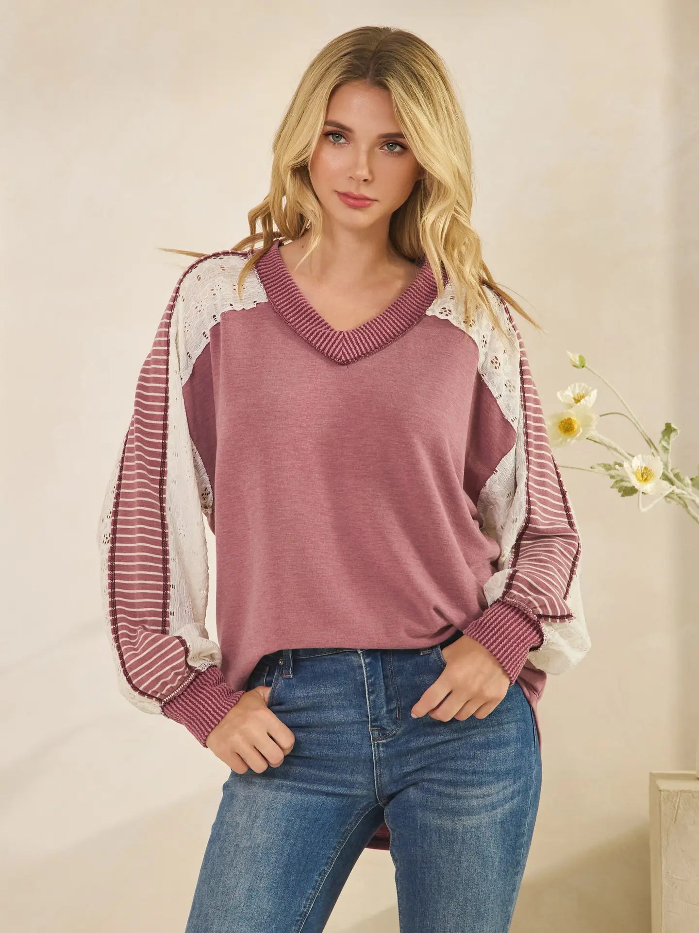 Delicate Layers V-Neck Top (S-XL)