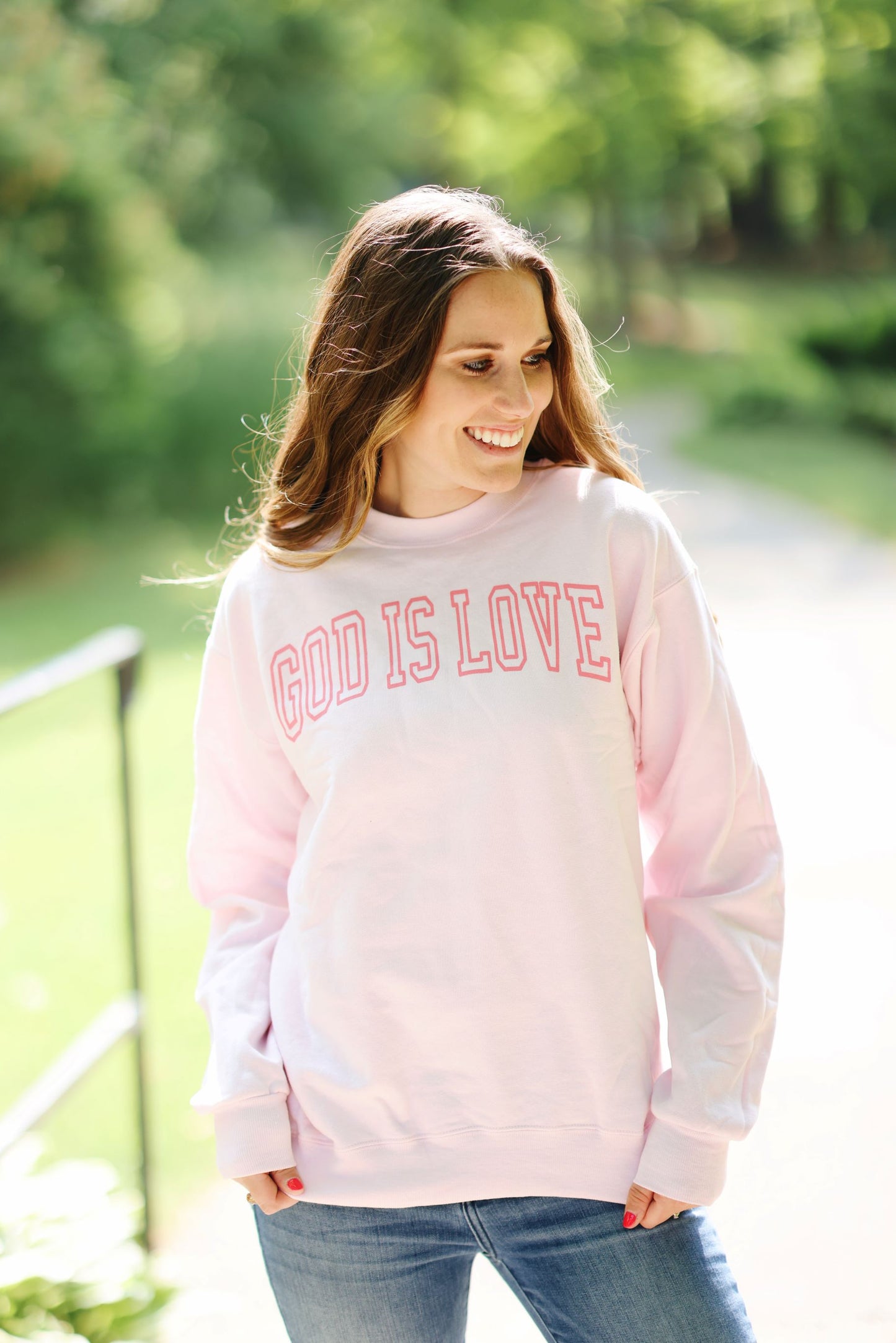God is Love Graphic Sweatshirt (S-2X)