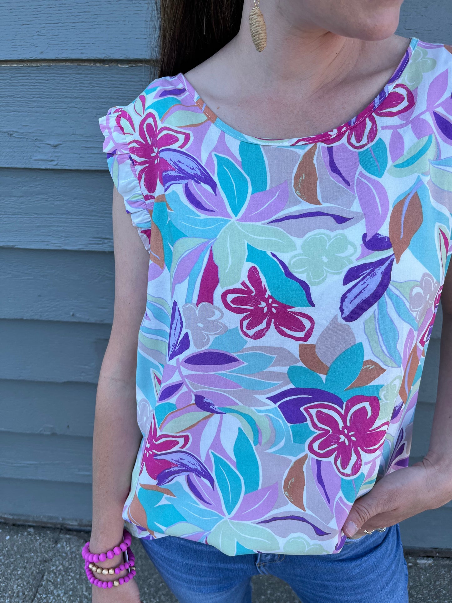 Grow in Flowers Top (2 Colors)