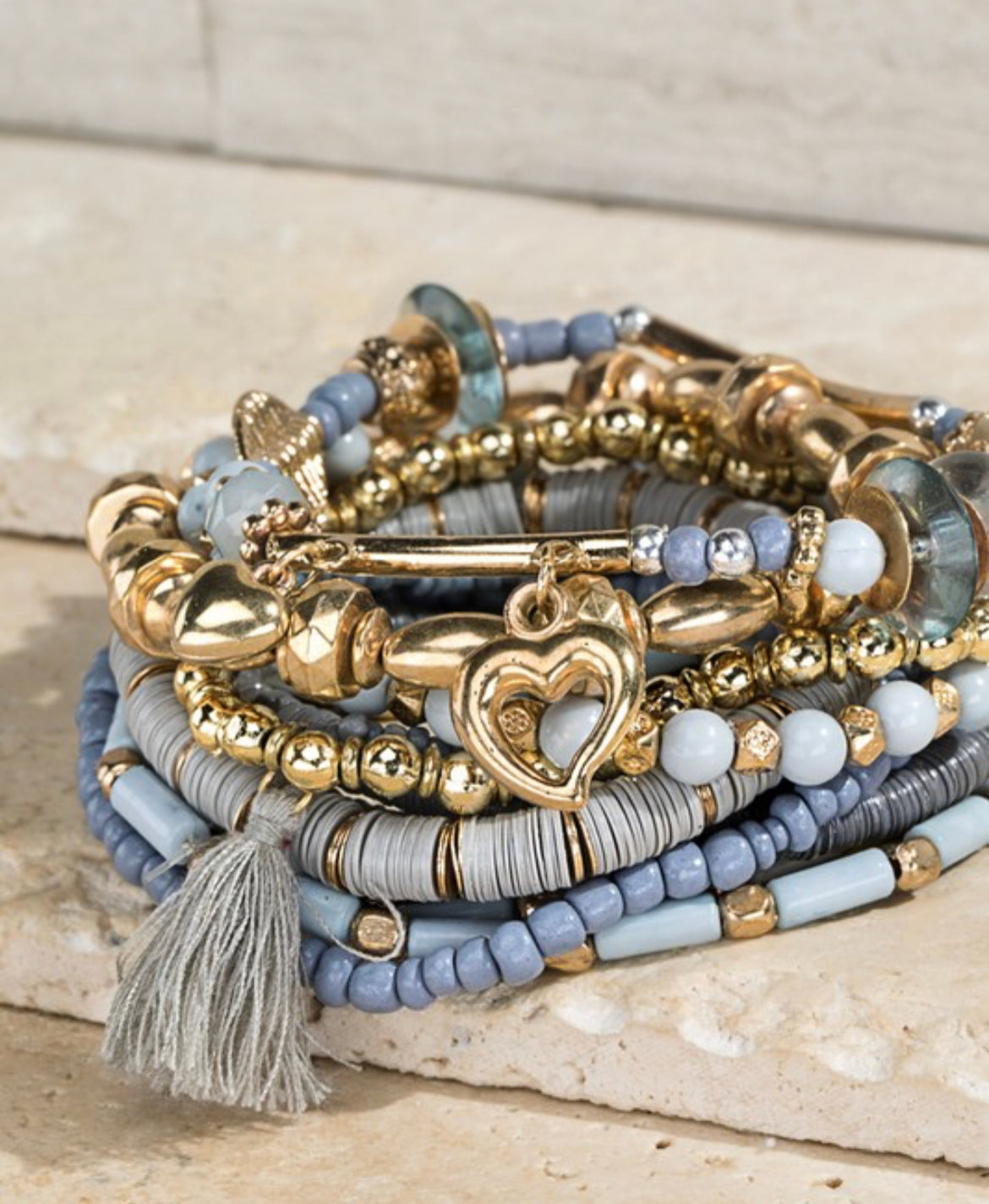 Malibu Stacked Bracelet (3 Colors)