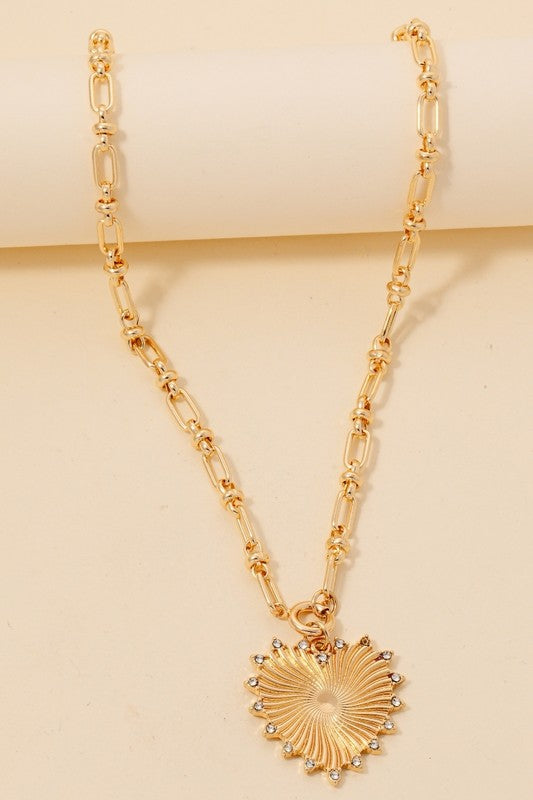 Heart Of Gold Necklace