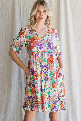 The Flowery Passion Dress (2 Colors)