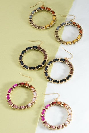 Go Round Dangle Earring