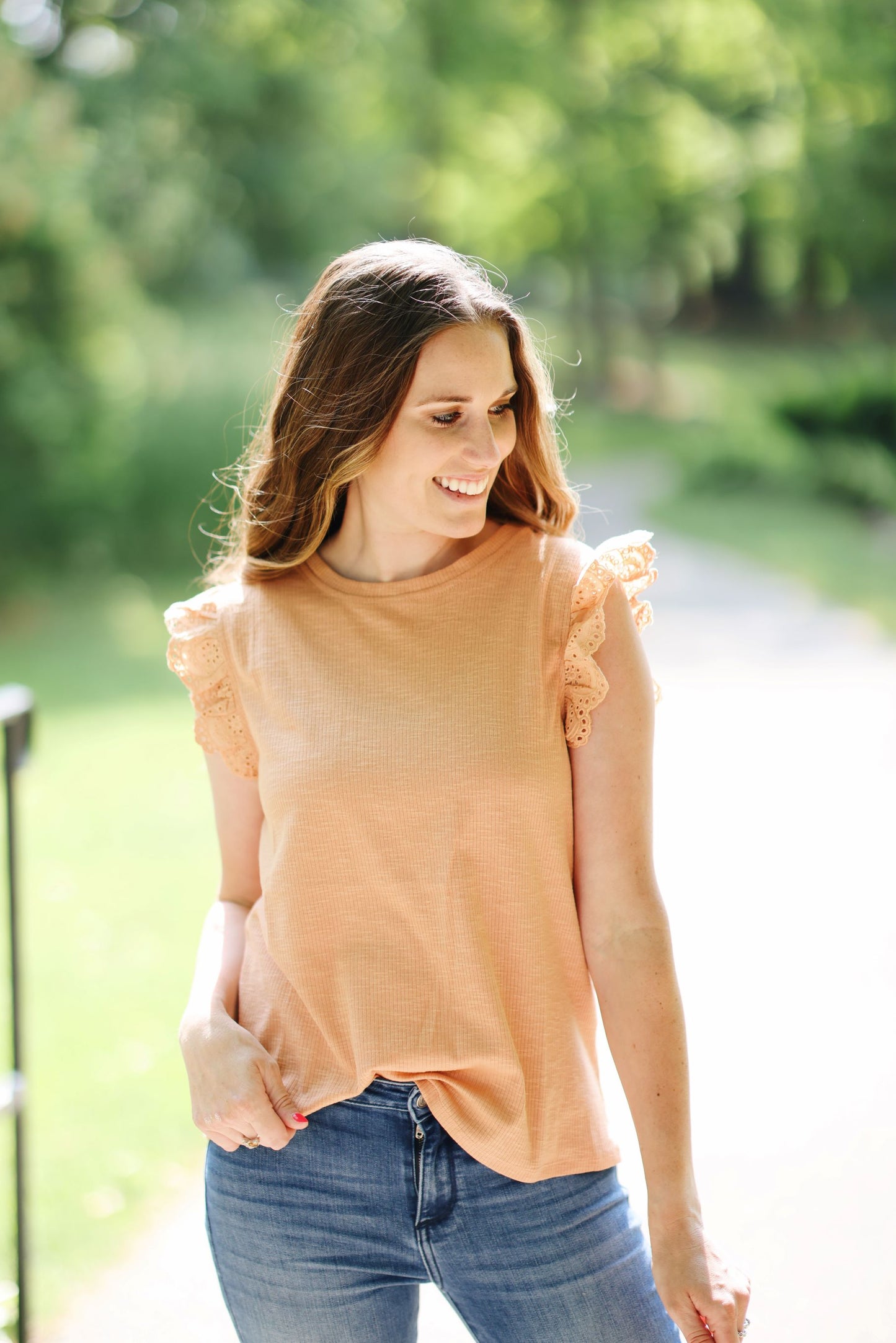 Right about You Ruffle Knit Tank