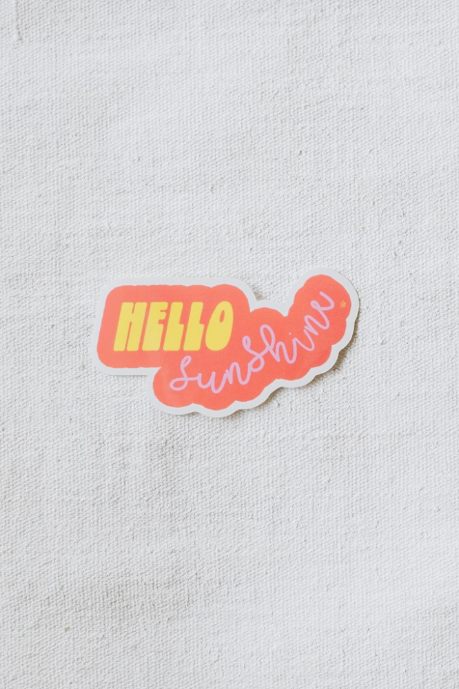 Hello Sunshine Decal