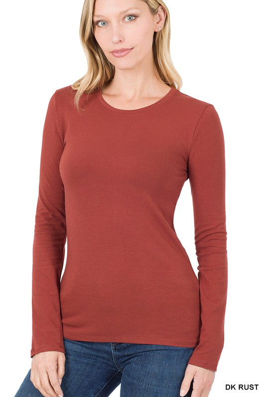 Basic, Basic Long Sleeve Top (S-XL)