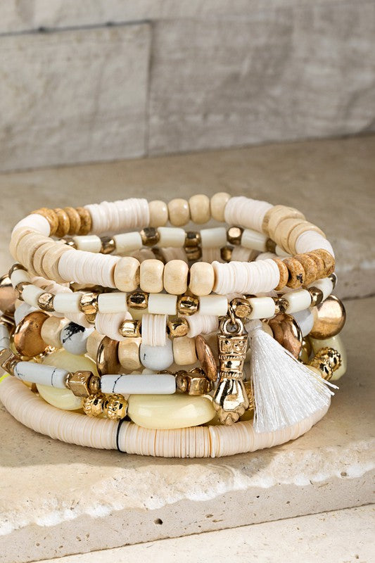 Jenara Beaded Bracelet Set (2 Colors)