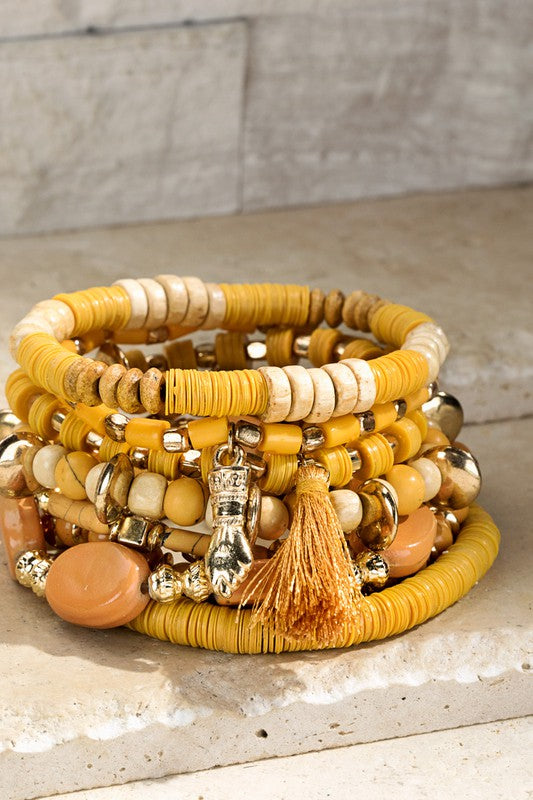 Jenara Beaded Bracelet Set (2 Colors)