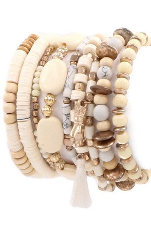 Jenara Beaded Bracelet Set (2 Colors)