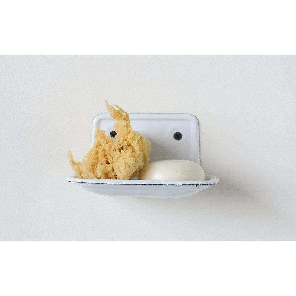 Enamel Tin Soap Dish