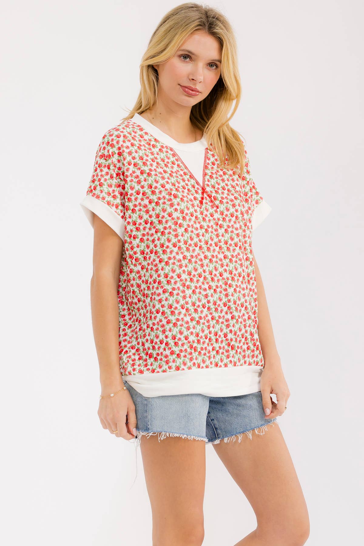 Ruby Floral Top (S-XL)