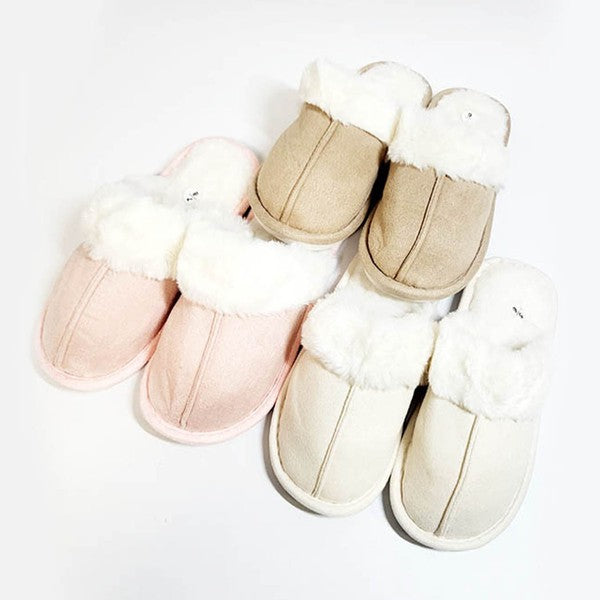 Slide Into Warmth Slippers (3 Colors)