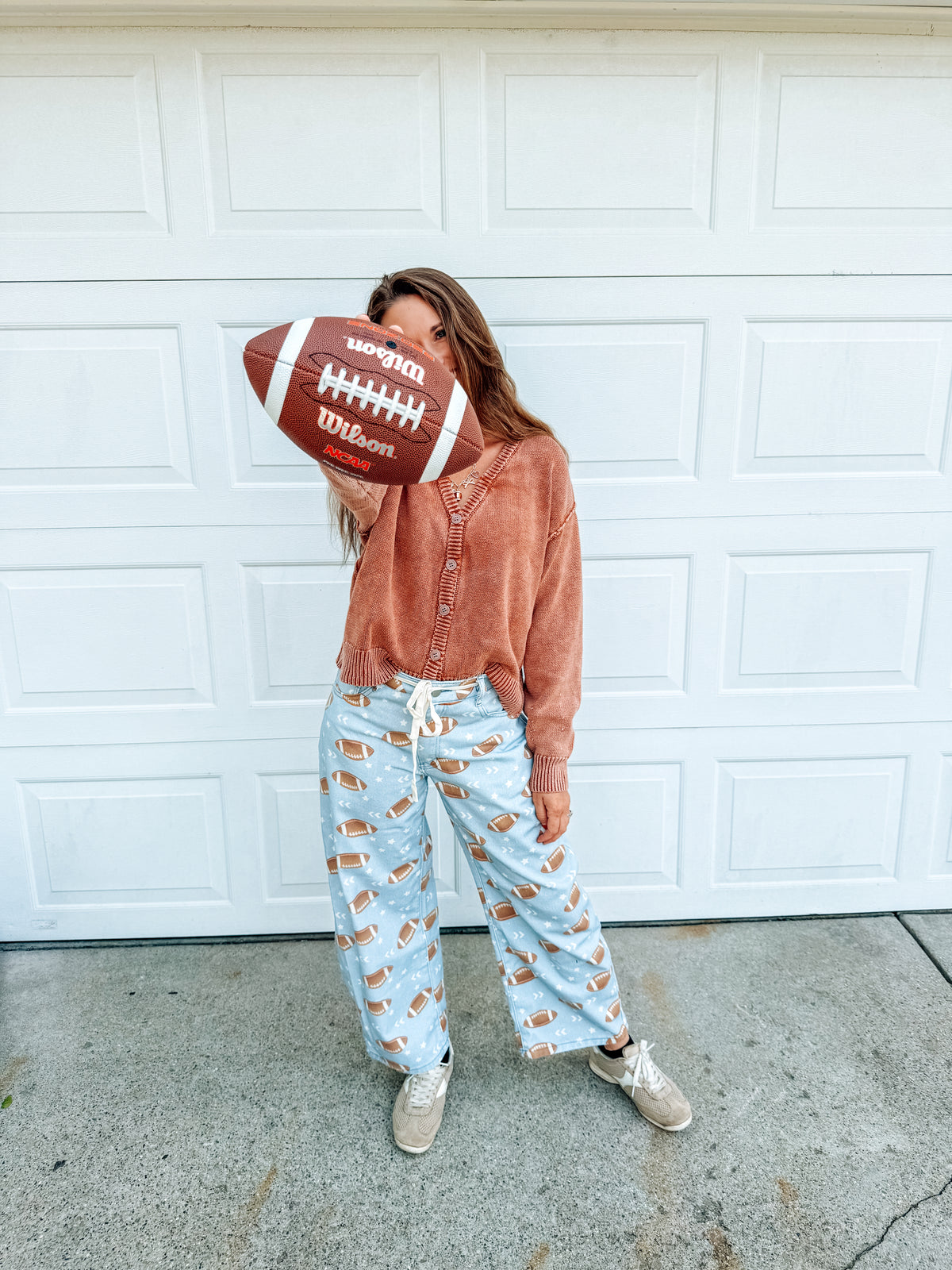 The Burnt Cinnamon Washed Cardigan
