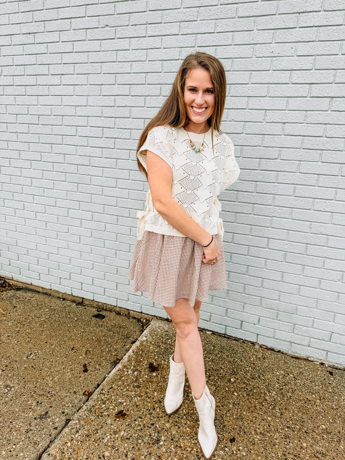 Countryside Charm Tie Sweater