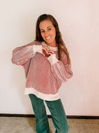 The October Roads Two Tone Sweater (2 Colors)