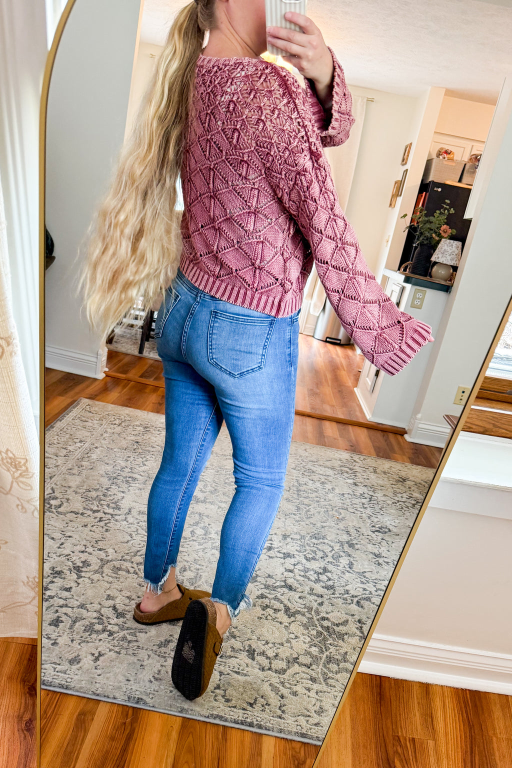 The Ruby Ridge Diamond Knit Sweater