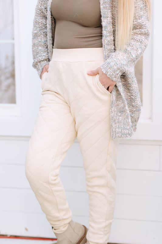 Cozy Cabin Quilted Joggers