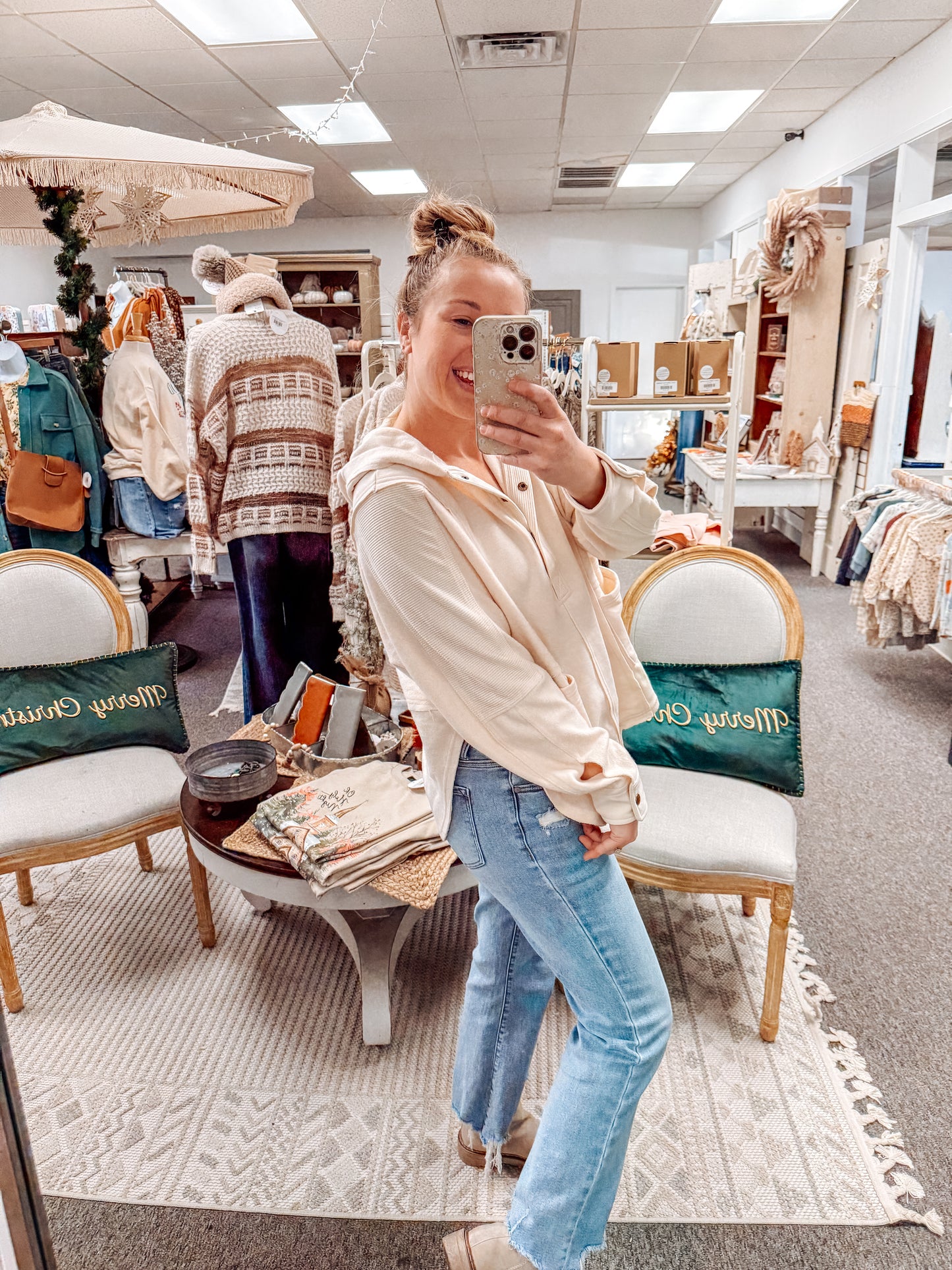 Whipped Vanilla Hooded Top