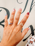 Multi Stone Cluster Ring