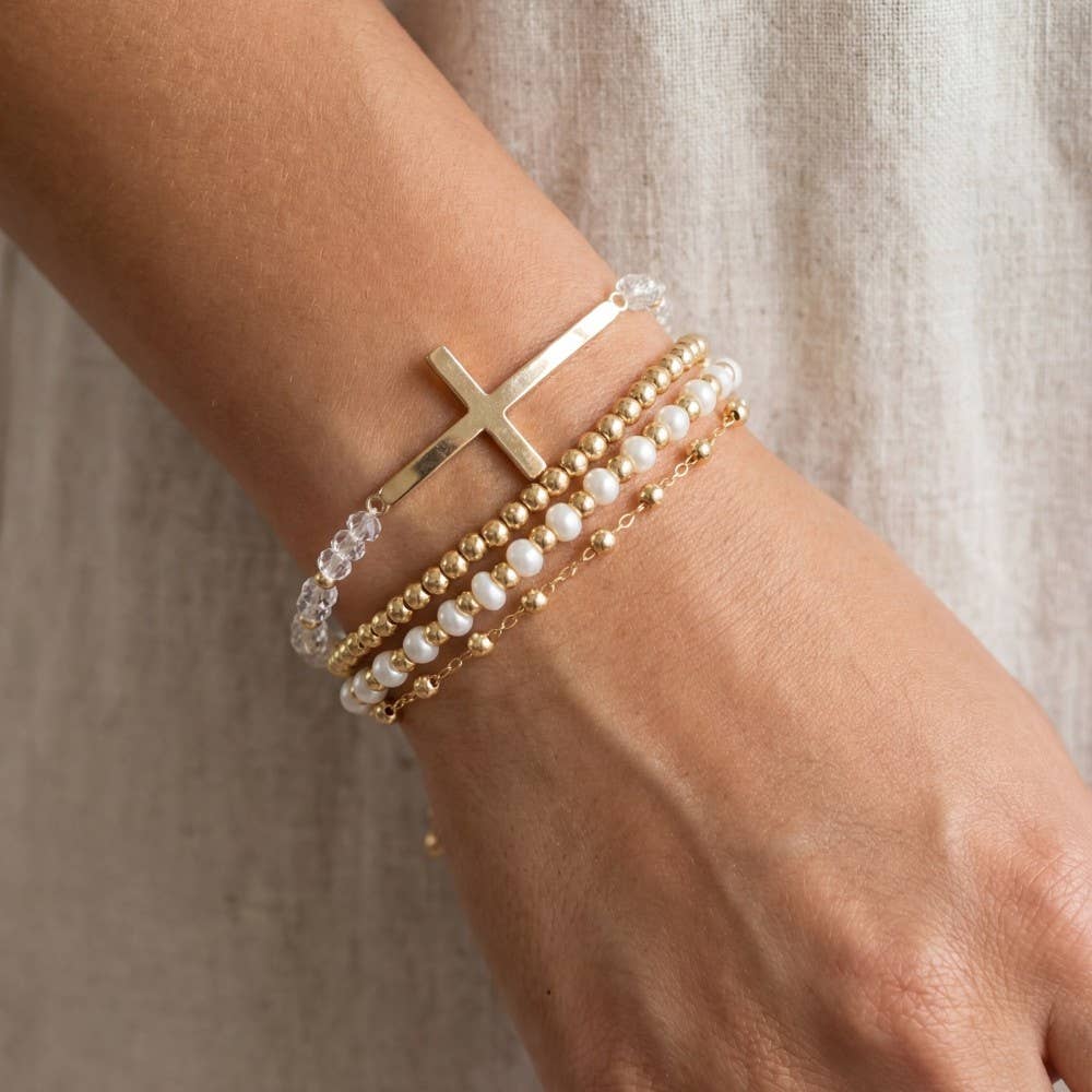 Calvary Cross Bracelet Set