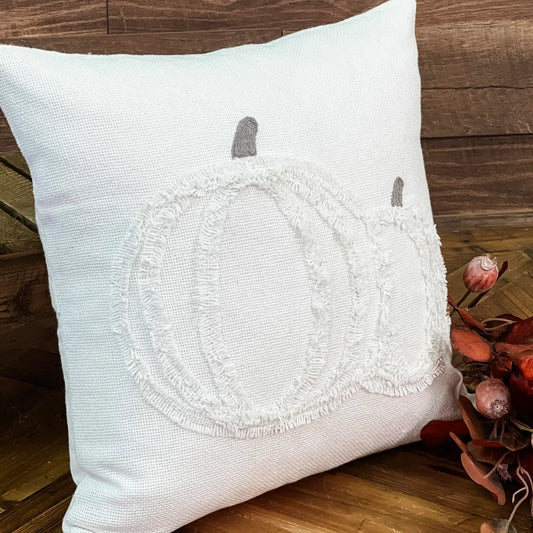 White Harvest Pillow Cover