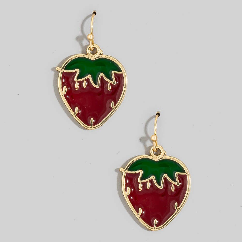 Sweet Strawberry Earrings