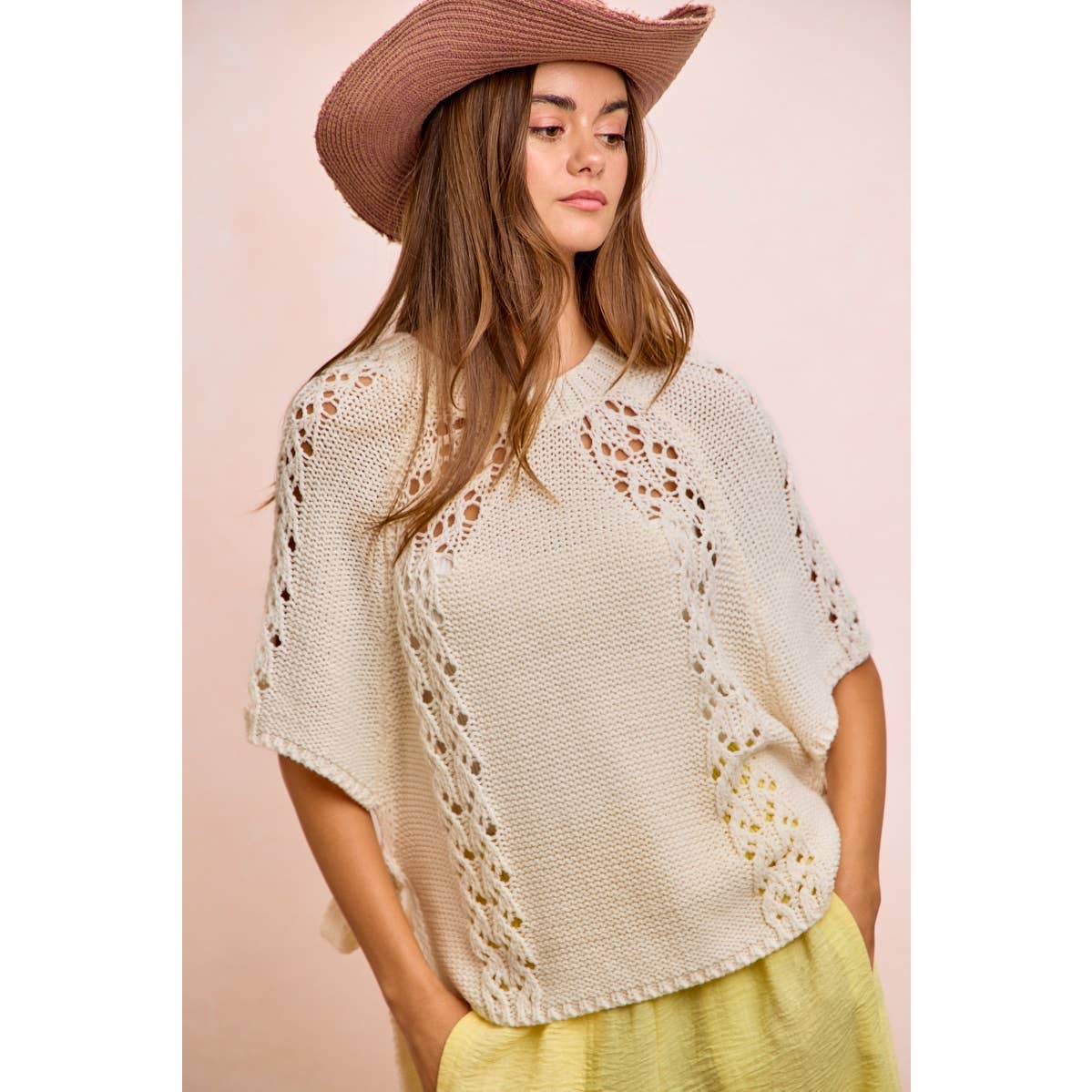 Cottage Charm Knit Sweater Top (S-XL)