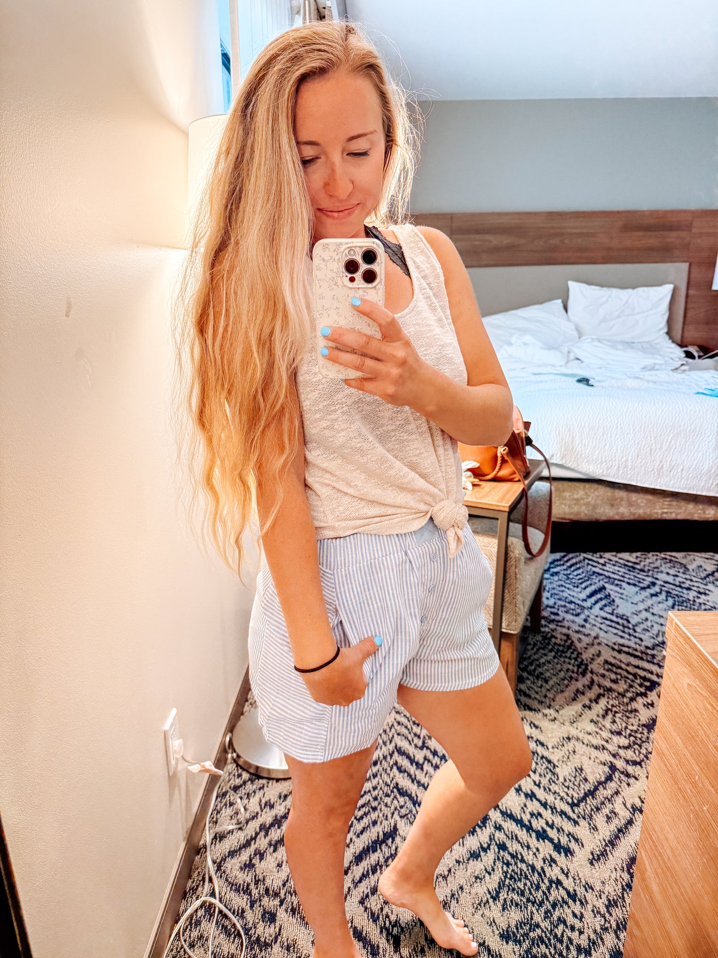 Sleeping in Stripes Shorts