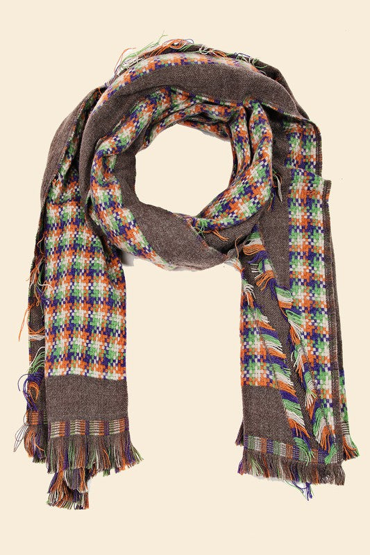 Charmed in Checkers Scarf