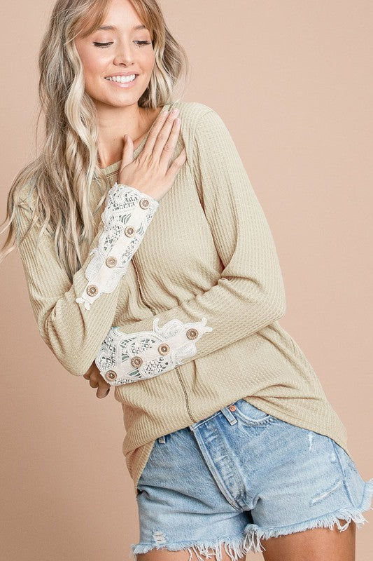 *Little Details Long Sleeve Top