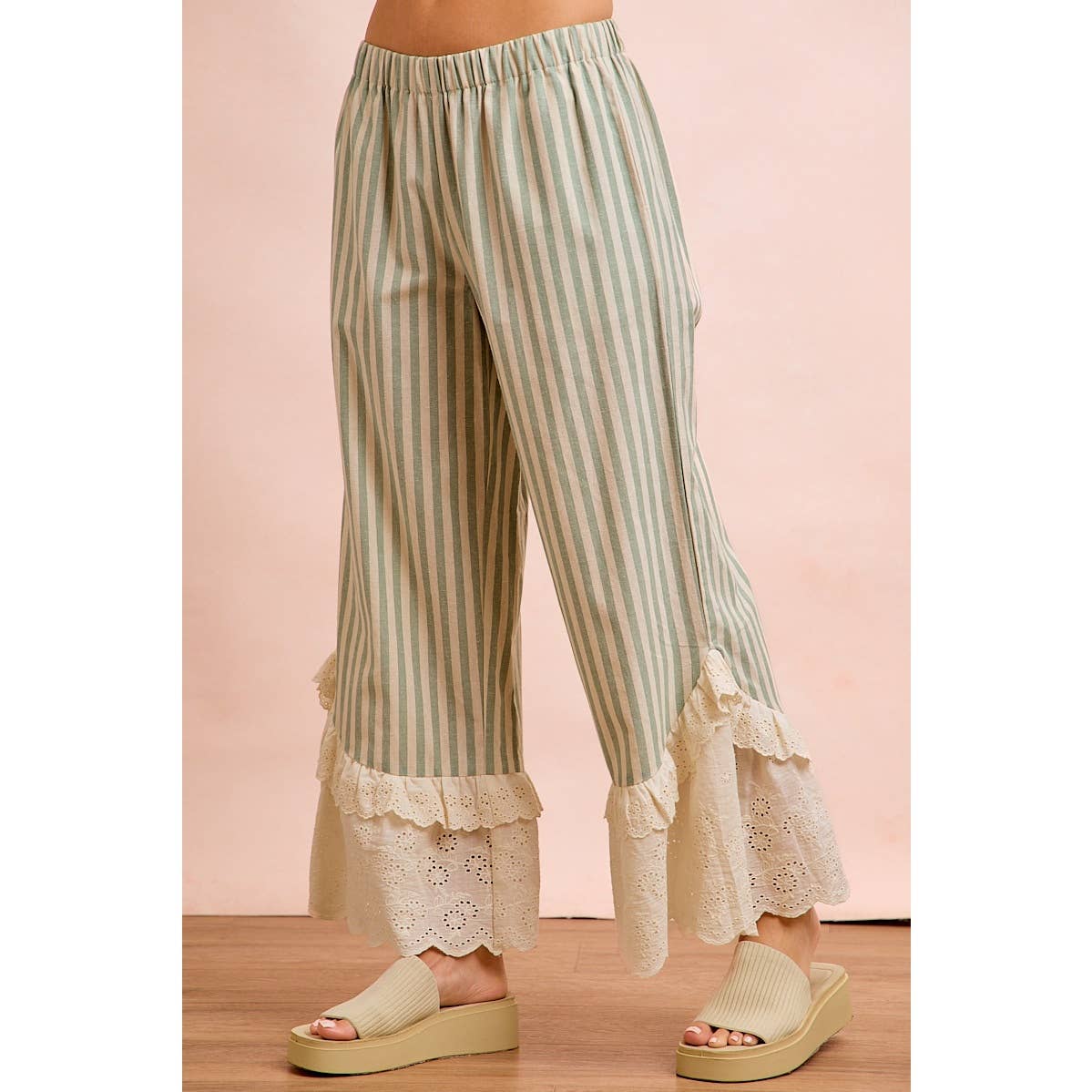 Can You Even Cuteness Striped Pants (S-Xl)
