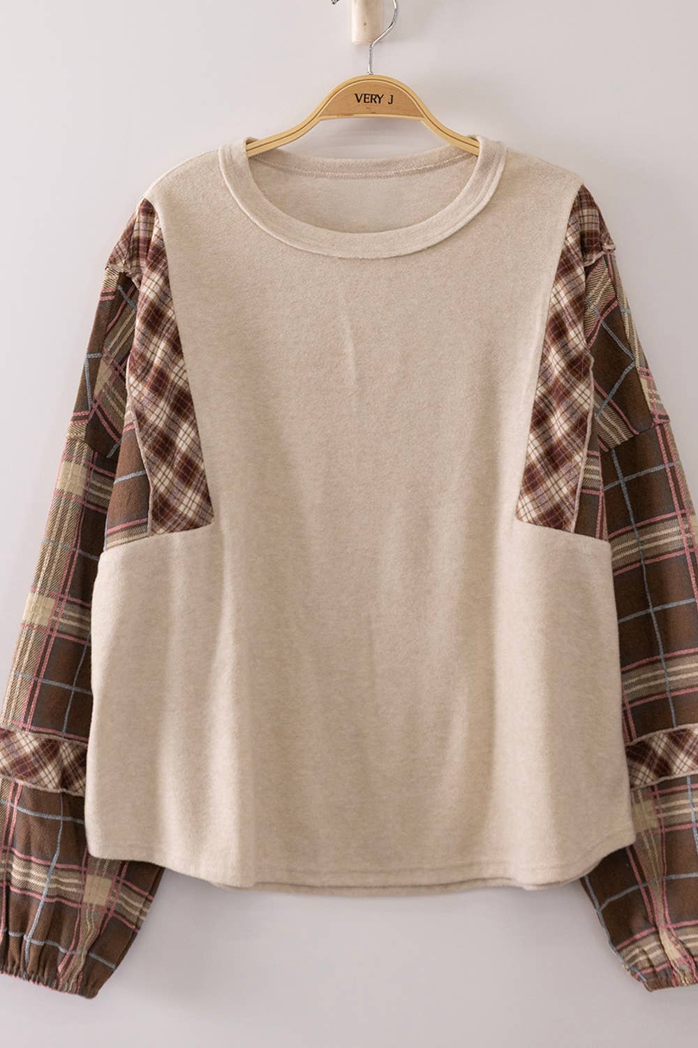 The Autumn Escape Contrast Sleeve Sweater