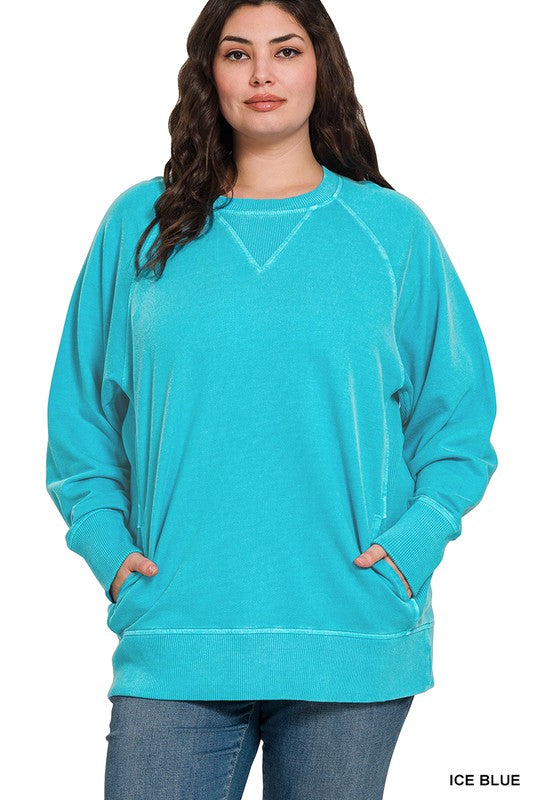 Turquoise Retreat Pullover