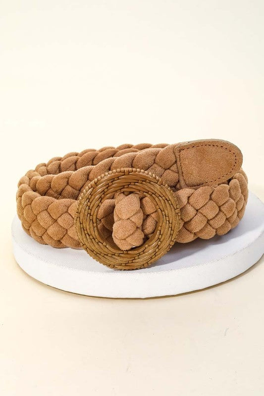 *Braided Circle Belt (3 Colors)