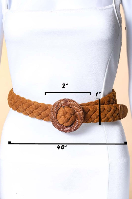 *Braided Circle Belt (3 Colors)