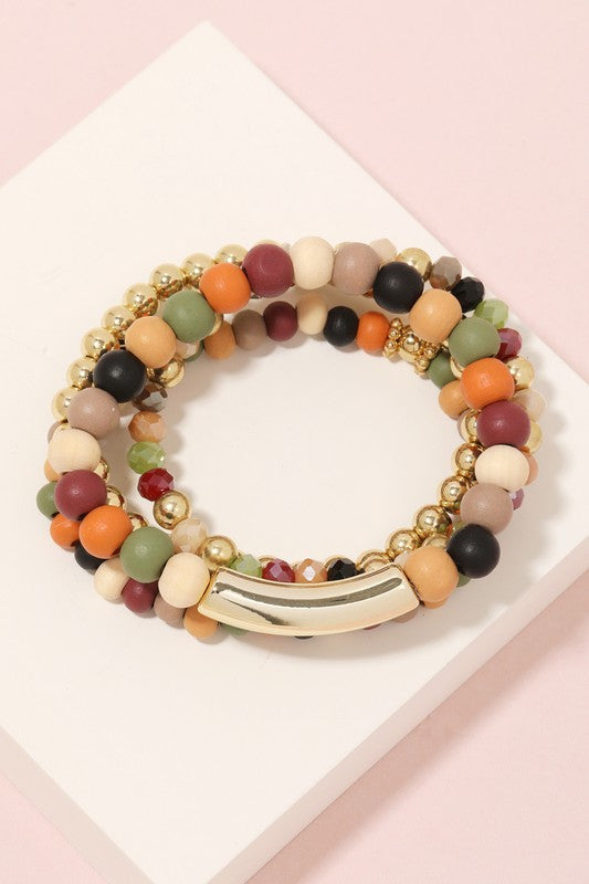 Shades Of The Season Bracelet Stack