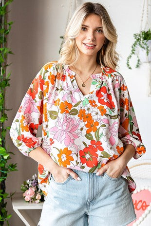 Splice of Color Blouse