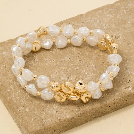 Golden Earth Bracelet Set