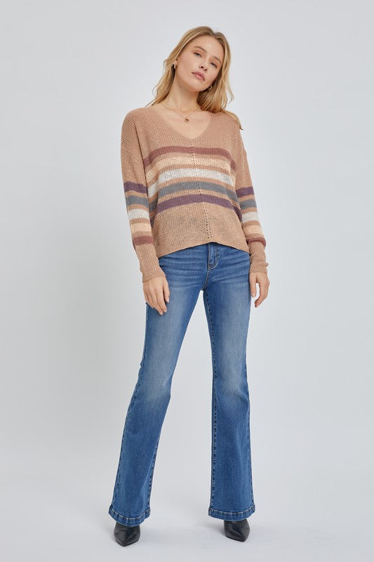 Autumnal Hues Knitted Sweater