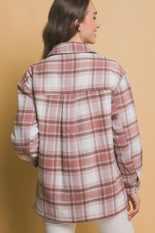 Caught in Plaid Shacket (2 colors)