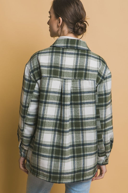 Caught in Plaid Shacket (2 colors)