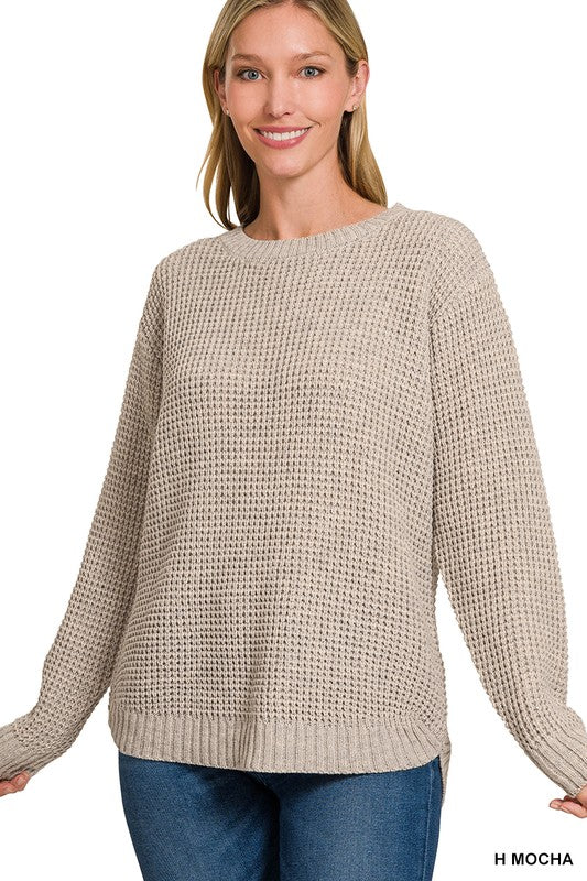 *Mocha Madness Knit Sweater