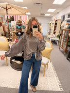 The Dot to Dot Stitch Knit Top (S-3X)