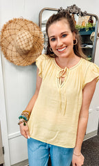 Walk In Light Peasant Blouse (S-3X)