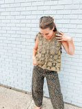 The Vintage Olive Crochet Top