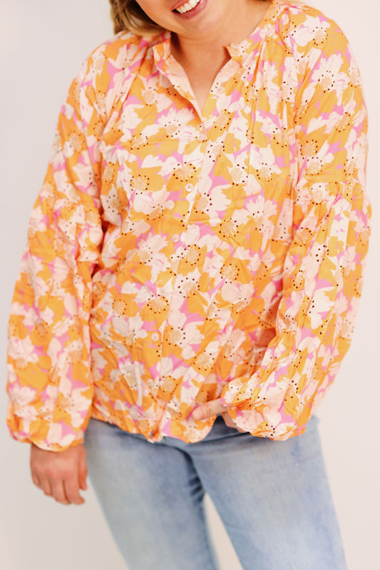 Oranges Delight Blouse Top